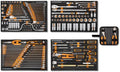 GEARWRENCH 184 Piece 1/4', 3/8' and 1/2' Drive GMTK Tool Kit in Foam Trays | GWGMTK184