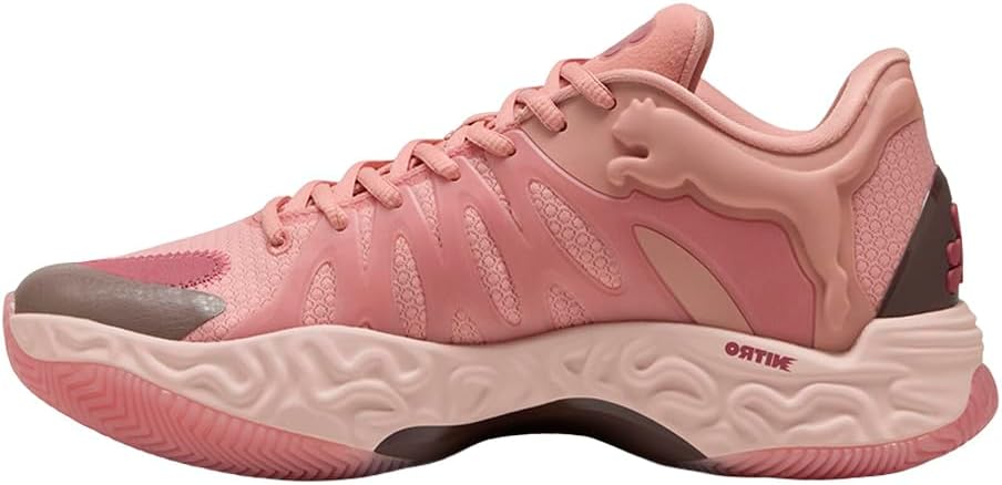 PUMA Mens Hali 1 Basketball Sneakers Shoes - Pink