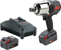 Ingersoll Rand W8191-K2 1' 20V Cordless Impact Wrench 2 Battery Kit, 2000 ft-lb Torque, Friction Ring Thru-hole, Pistol