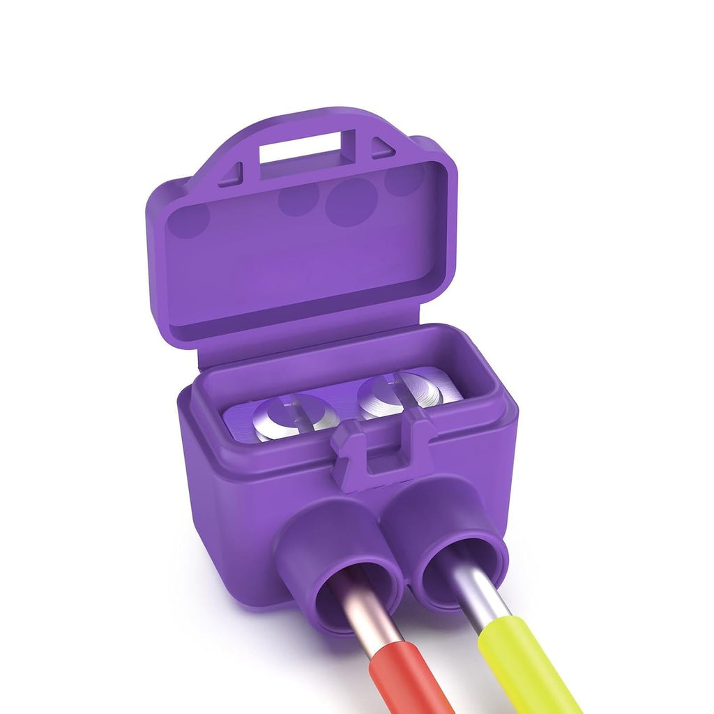 2-Port Aluminum-to-Copper Wire Connectors, 50 Pack Screw Terminal Electrical Wire Connectors, Pre-Filled with Oxide Inhibitor for Solid & Stranded Wires, Residential & Industrial Wiring