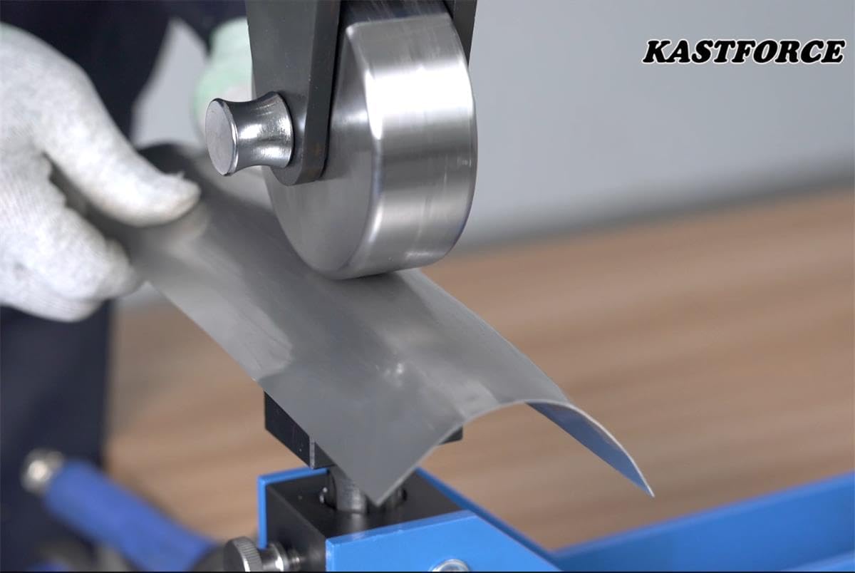 KF5018 Professional Benchtop English Wheel 12' 305mm | Throat Depth Forms up to 16 Ga 1.5mm Mild Steel, 4 Lower Die with Radius 1', 2', 3', 5', Hardness HRC35