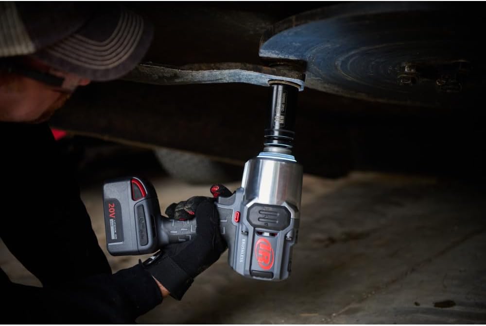 Ingersoll Rand W8191 1' 20V Cordless Impact Wrench Bare Tool, 2000 ft-lb Torque, Friction Ring Thru-hole, Pistol