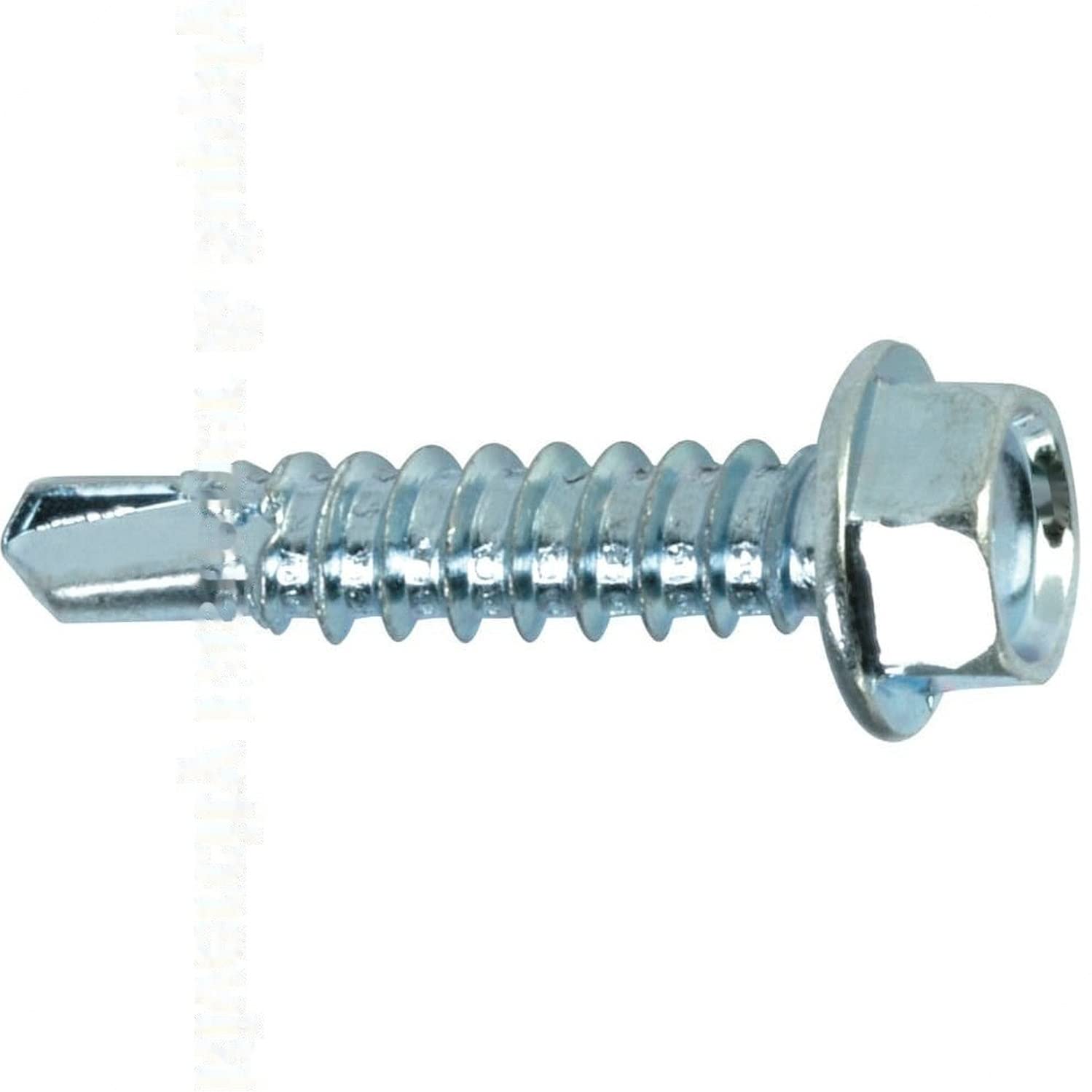 (Qty 3000pcs) Hex Washer Head 1/4 x 1 Self - Drilling Tek Screw IHW #14 Hardware Fastener Kit Set RV9243S