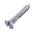 #8 x 2' Stainless Steel Wood Screws Kit Hardware Flat Head Slotted Countersunk Pack of 500 Fastener Set LS18221F