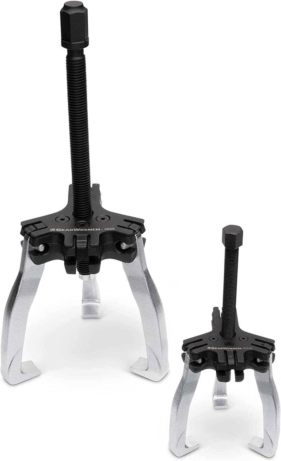 GEARWRENCH 2 or 3 Jaw Internal/External Ratcheting Puller Set, 2 and 5 Ton - 3627