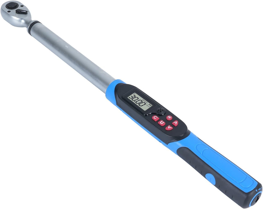CHICIRIS Digital Torque Wrench, Precision Tool with Data Logging, LED Warning Light, Buzzer Alarm, Ergonomic Design for Car, Motorcycle, DIY, Home, Industrial Maintenance