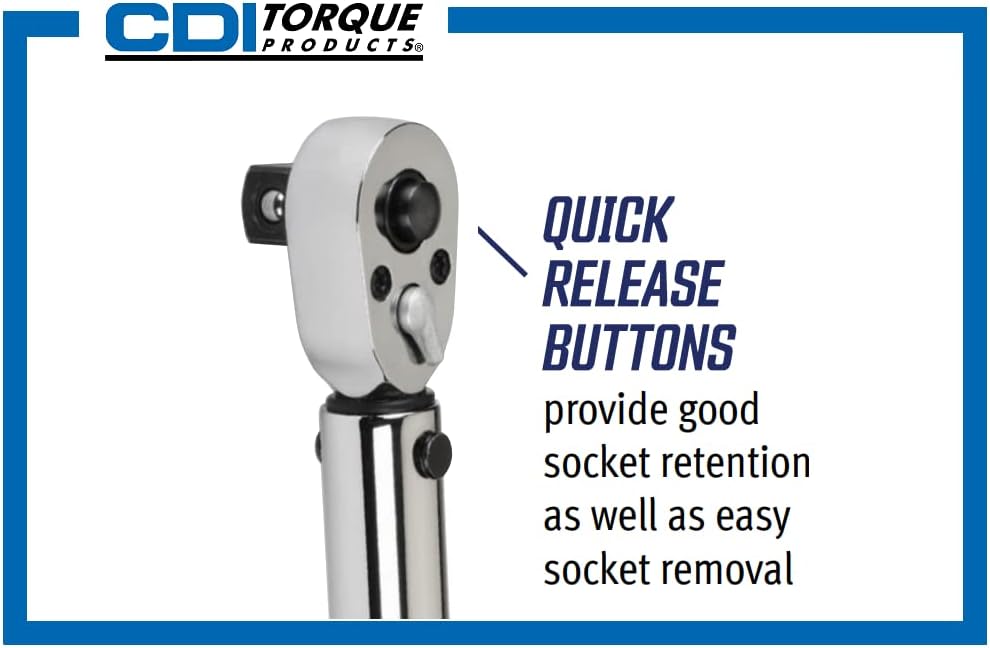 Cdi CDI Torque Wrench,1/2Dr,20-150 ft.-lb. 1503MFRPH - 1 Each