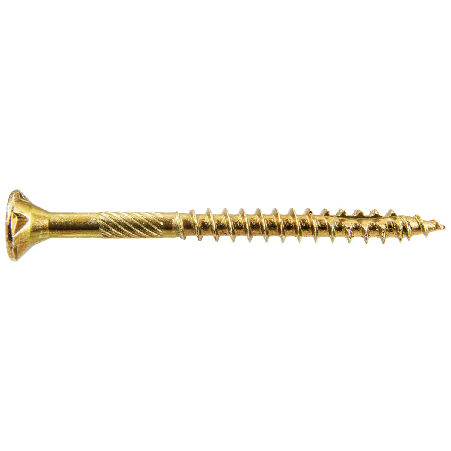 8 x 2 Gold Star Wood Screw Torx/Star Drive Flat Head - CASE of 9-5 Pound Boxes 6,750 Screws