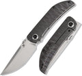 KANSEPT Tarkin Camping Pocket Knives for Men 7.87in Folding Pocket Knives with 3.42in Satin CPM20CV Material and Tiger Stripe Flamed Titanium Handle for Outdoor, Tactical, Survival K1078A3