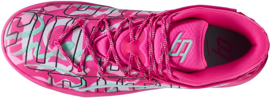 PUMA Womens Stewie 4 Timeless Basketball Sneakers Shoes - Green, Pink