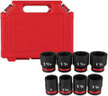 Ratchet 3/4',Impact Sockets Set,Ratchet, 3/4' Socket Set,For Milwaukee 49-66-7017 3/4' Drive Sae Standard 6 Point Impact Socket Set - 8 Pc