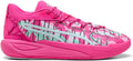 PUMA Womens Stewie 4 Timeless Basketball Sneakers Shoes - Green, Pink