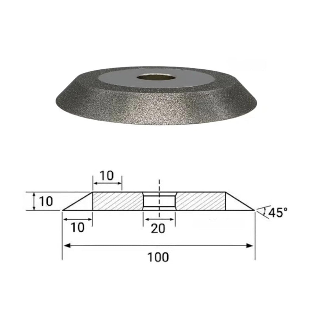 4/5/6 Inch Diamond Wheel 100mm 125mm 150mm TCT Saw Blade Sharpening Tools Diamond Grinding Wheels(150mm. Arbor 32mm,200,45 Degree)