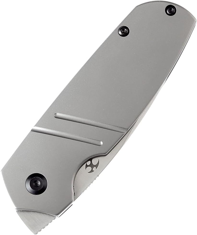 KANSEPT Turaco Pocket Folding Knives for Men EDC Camping Folding Knife 2.85'' CPM-S35VN Material Pocket Folding Knife with Bronze Anodized Titanium Handle Everyday Carry K2049A1