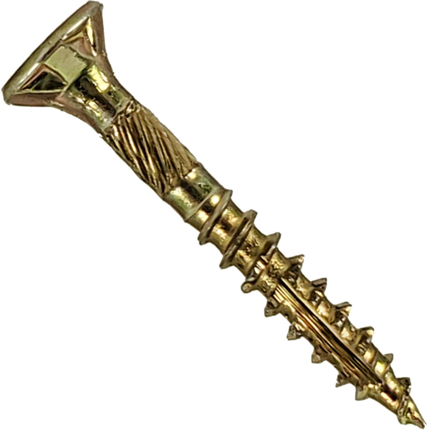 Jake Sales #8 x 1-1/4' Gold Star Wood Screw Torx/Star Drive Flat Head CASE Qty 42 Boxes 9,702 Screws