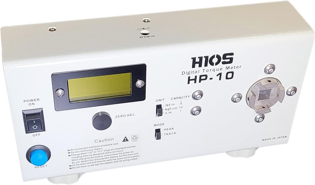 HP-10 Digital torque meter screw driver wrench measure tester 96 Contious Hours