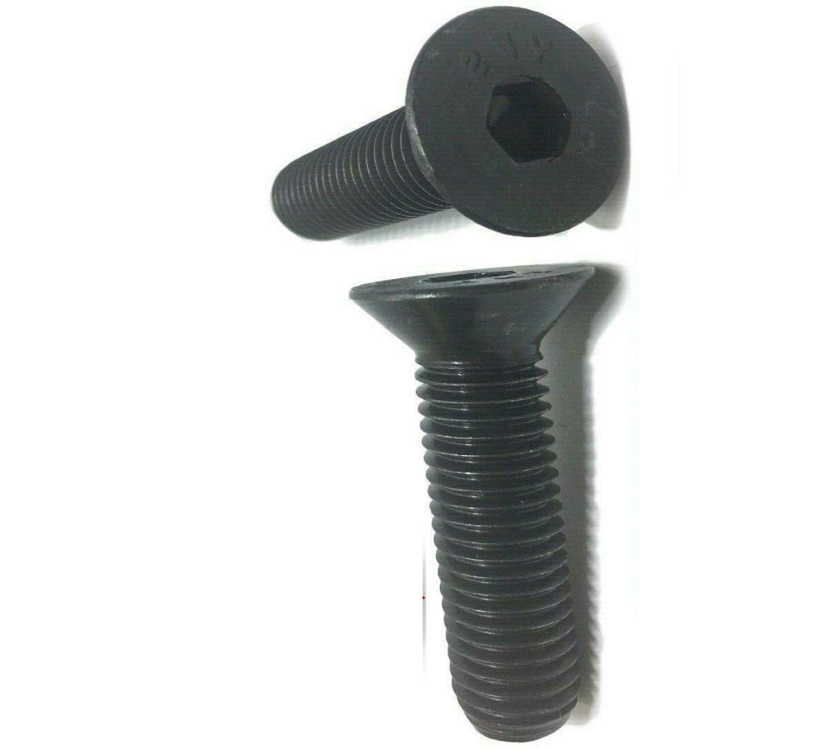 Pr-Mch Package of 75, 3/4-10 x 2' Flat Head Cap Screw Black Oxide Thread Socket Set Kit #DR-D7424D