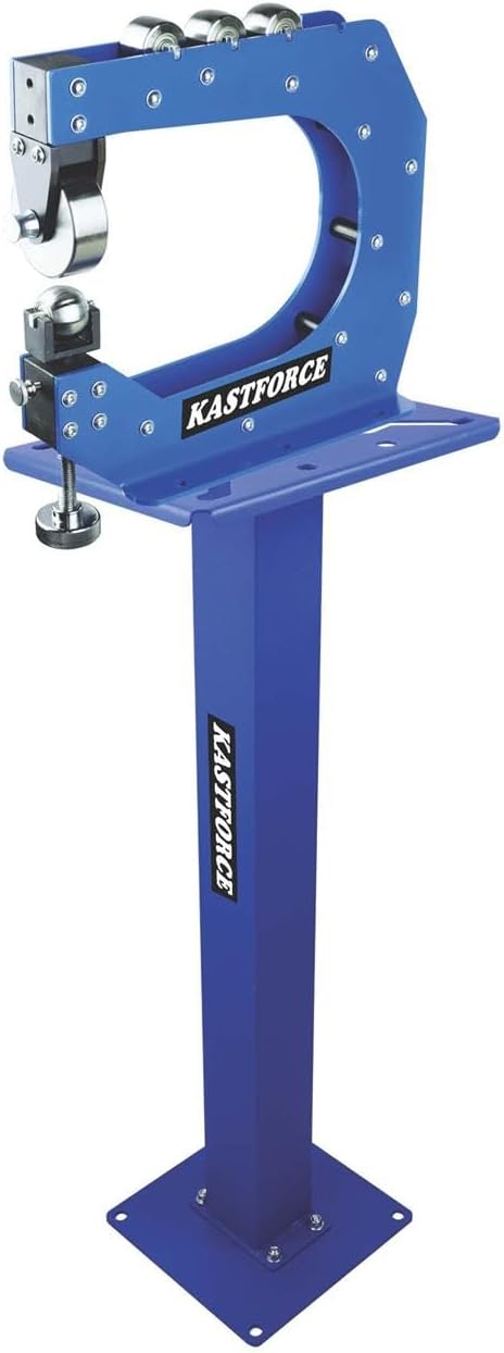 KF5018 Professional Benchtop English Wheel 12' 305mm | Throat Depth Forms up to 16 Ga 1.5mm Mild Steel, 4 Lower Die with Radius 1', 2', 3', 5', Hardness HRC35