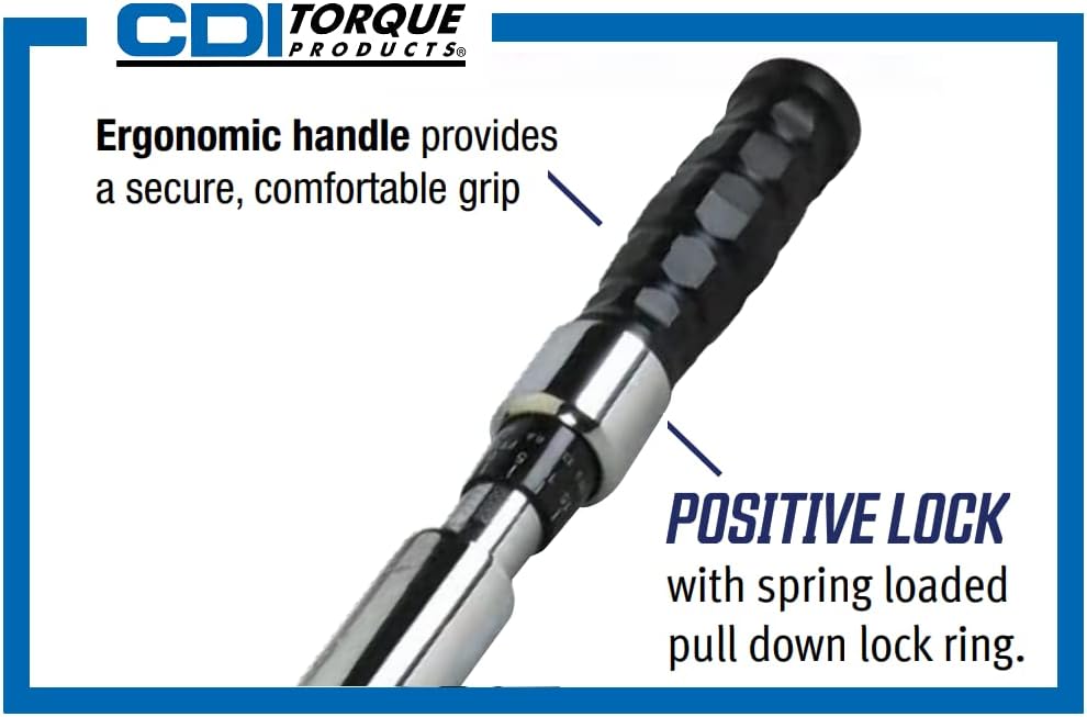 Cdi CDI Torque Wrench,1/2Dr,20-150 ft.-lb. 1503MFRPH - 1 Each