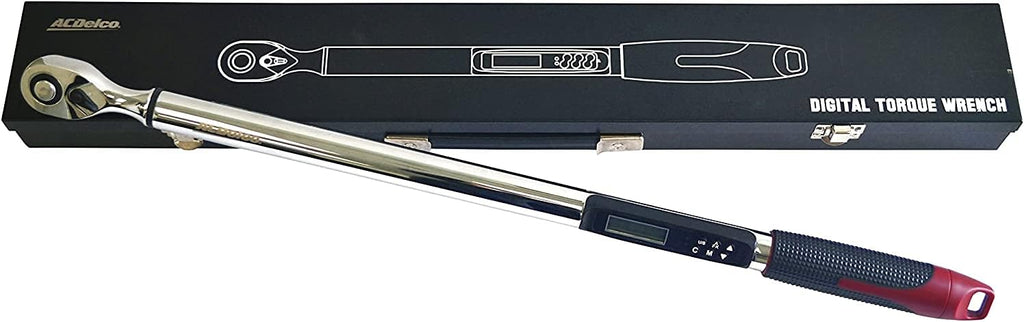 ACDelco Tools ARM321-6A 3/4' Heavy Duty Torque Wrench with LED Flash Notification - ISO 6001 Standards with Certificate of Calibration