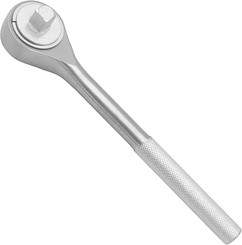 WEDO 3/4' Drive Ratchet Wrench,Quick-release Reversible Ratchet Wrench,Ratchet Socket Wrench, Stainless Steel,Length 320mm,Stainless Steel,Rust Proof,Corrosion Resistant,Die-Forged