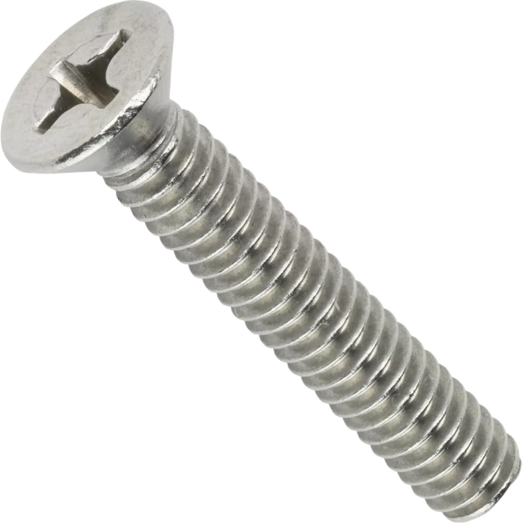1/4-20x2' Flat Head Machine Screws Stainless Steel 18-8 Qty 500 Screws Set Fasteners