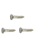 #8 x 2' Oval Head Wood Screws Kit Hardware Slotted Stainless Steel Quantity 500 Fastener Set LS22602F