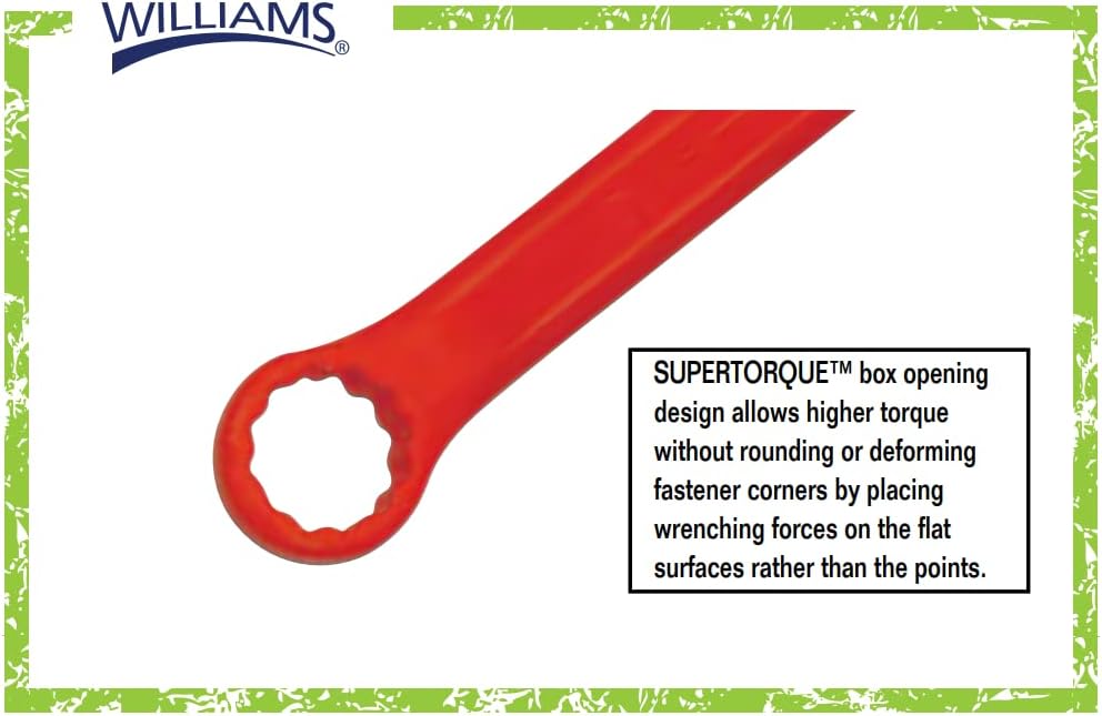 Williams WS-1172RSC 14-Piece Red Super Combo Combination Wrench Set