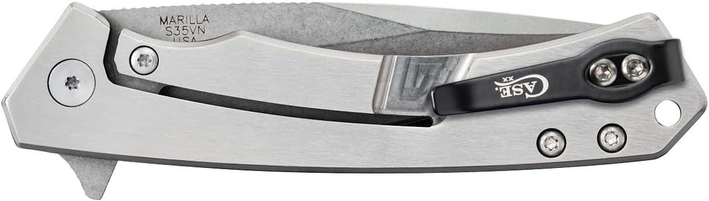 Case XX Marilla Frame Lock 25898 Titanium and G10 S35VN Stainless Steel 1/250 Pocket Knife