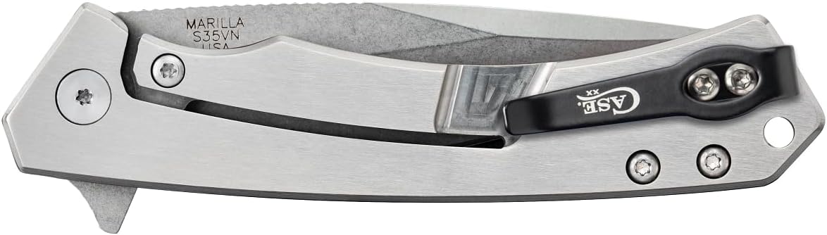 Case XX Marilla Frame Lock 25898 Titanium and G10 S35VN Stainless Steel 1/250 Pocket Knife