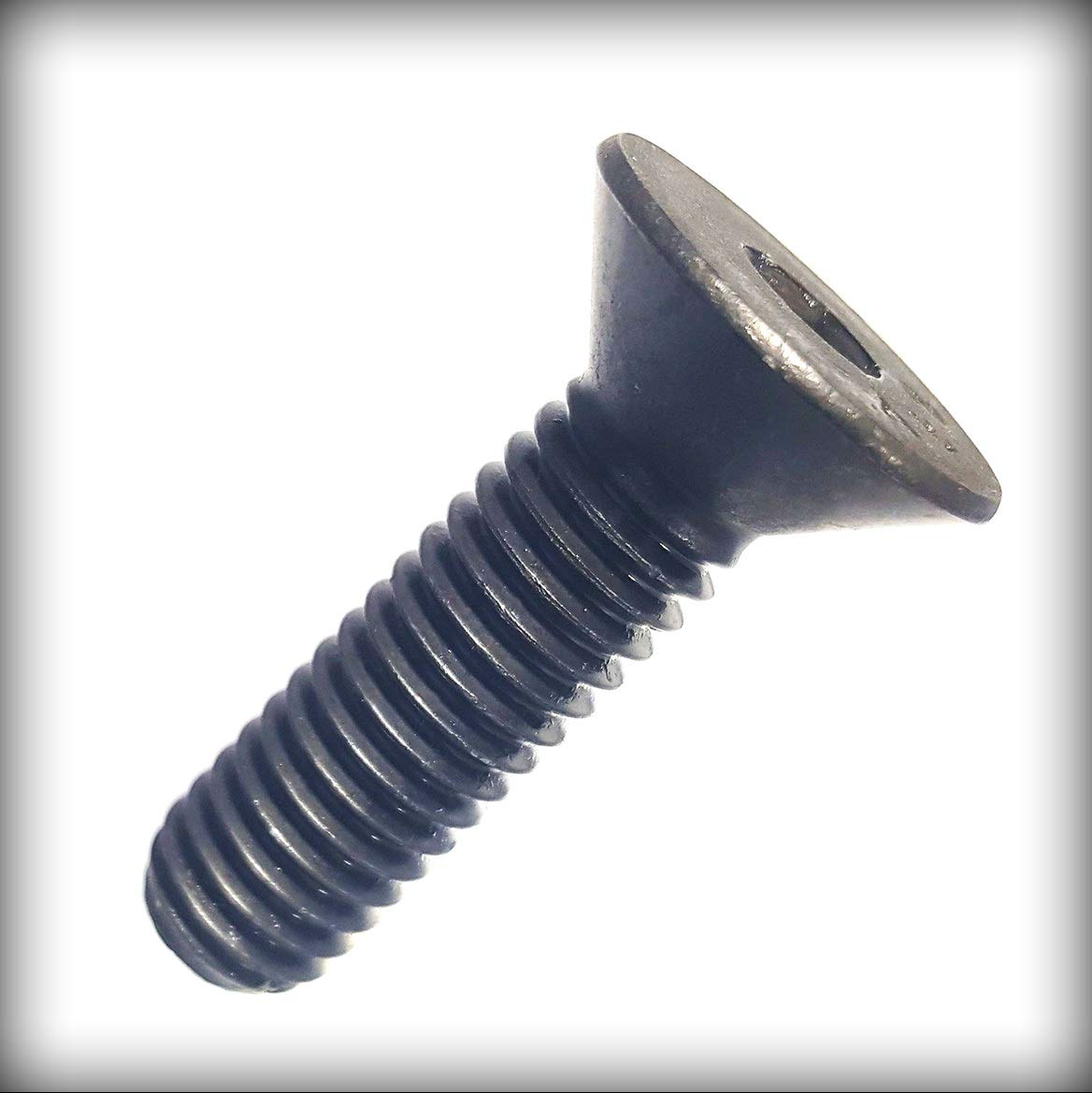 New Pack of 50 Pcs 7/16-14 x 2' inch Flat Head Socket Cap Machine Screws Kit Grade 8 Steel Black Oxide Set Warranity by Pr-Merchant