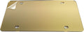 12 Pack 4 Hole Blank License Plate Gold Acrylic Mirror 12' x 6' Laser Cut Monograms Graphics Logos Quotes for DIY Crafts Collectors Automotive Accessory Retailers Car Dealerships by Marketing Holders