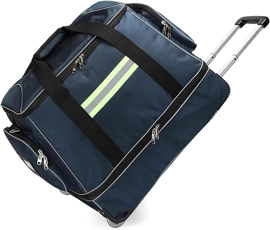 Emergency First Aid Backpack, High Capacity Waterproof Rolling Medical Bag for Portable Healthcare Solutions