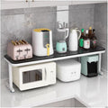 Microwave Oven Rack,Sink Shelf,Countertop Storage,Spice Cabinet Shelves,Multiuse Microwave Stands,Baker's Rack,Suitable for Kitchens, Stackable (White a)