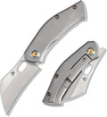 KANSEPT Osprey Pocket Folding Knives EDC Camping Knife 2.23'' Satin CPM S35VN Blade Small Pocket Knife with Titanium Handle for Men Women Everyday Carry K2087A1