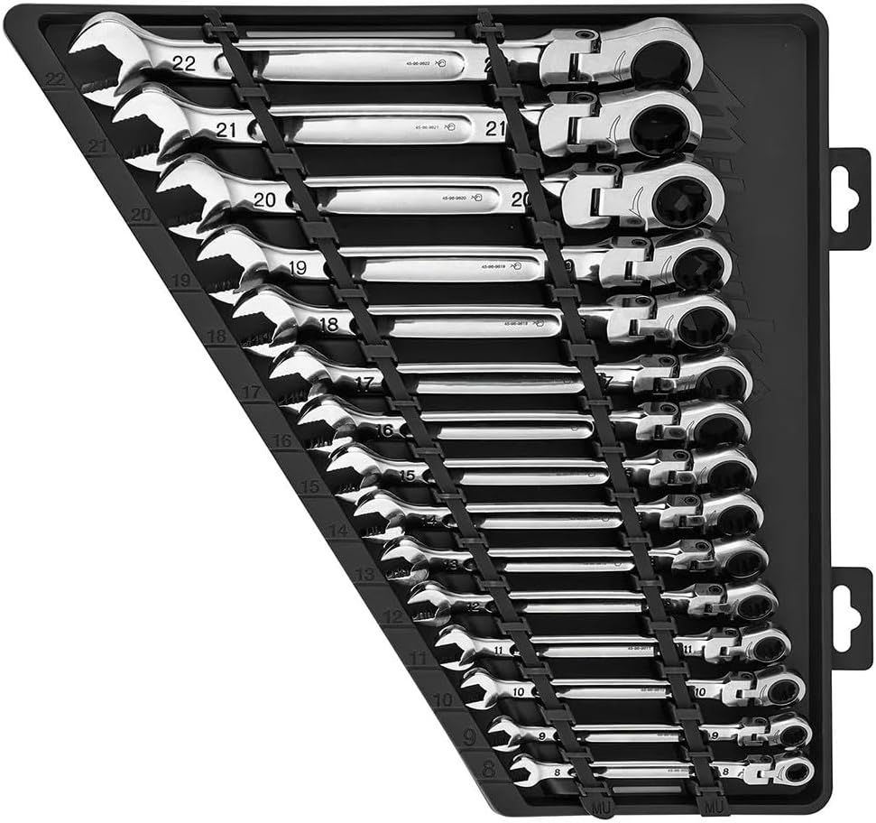 New 48-22-9513 Combination Wrenches for Milwaukee Metric Ratcheting Wrench Set - 15pc