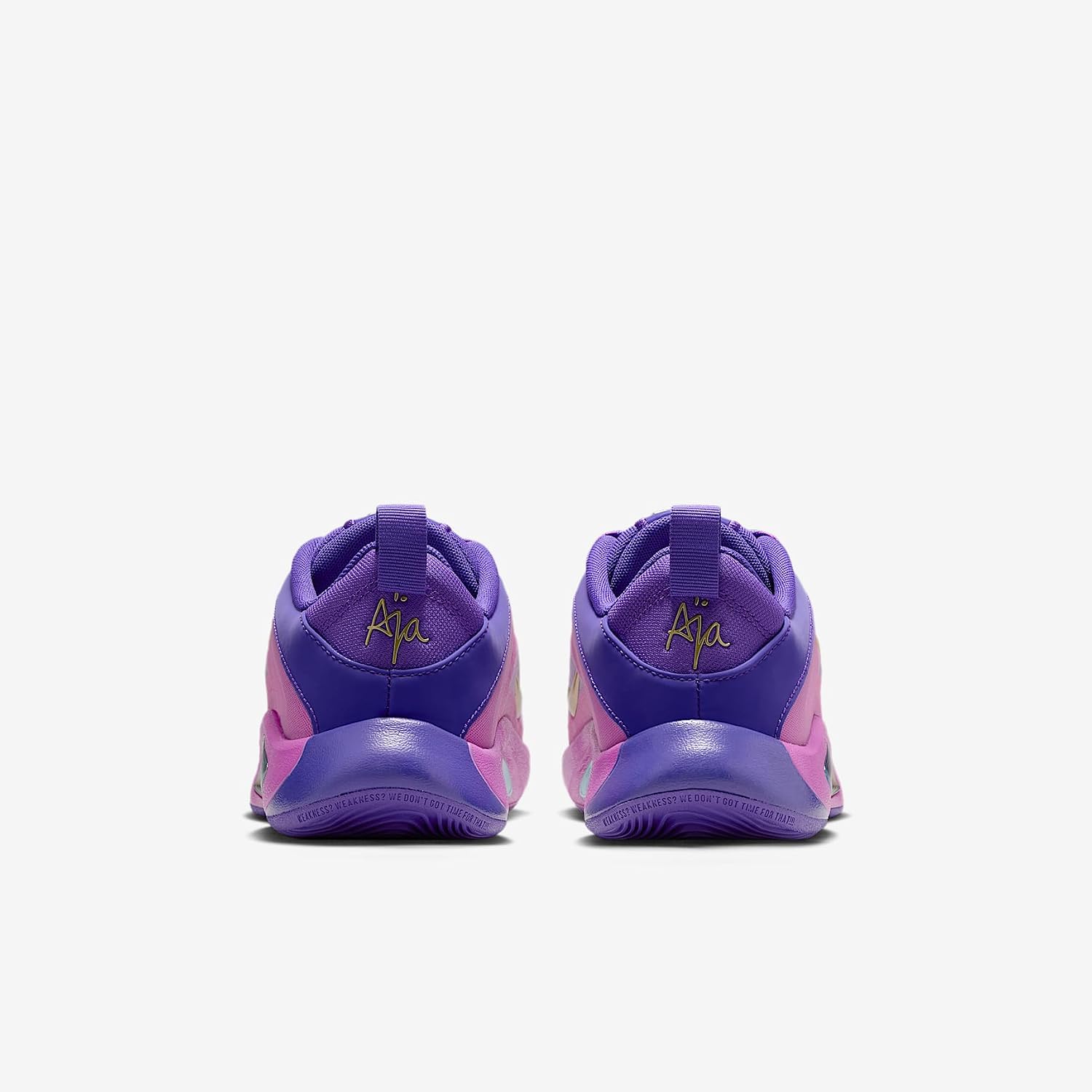 A'One A'ja Wilson Big Kids' Basketball Shoes (Fierce Purple/Hyper Violet/Hyper Magenta/Metallic Gold)