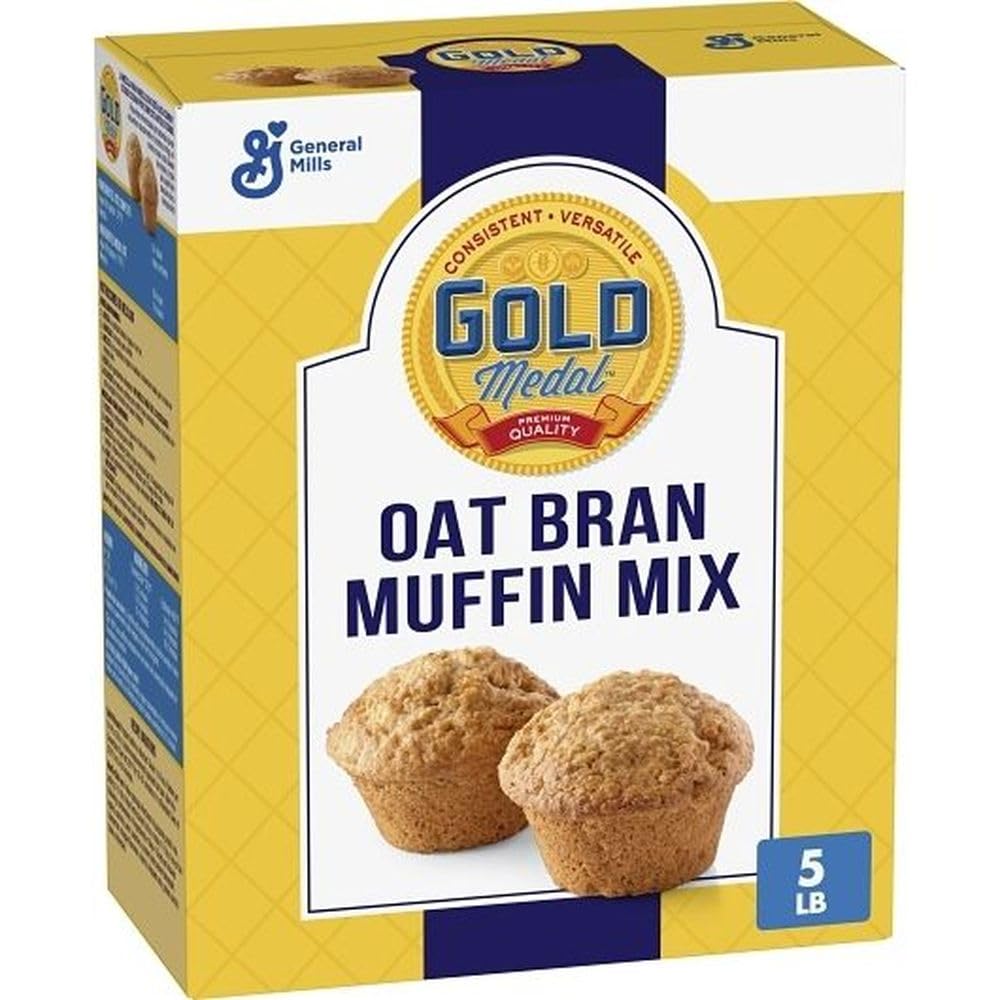 Gold Medal Oat Bran Muffin Mix 6 Case 5 Pound