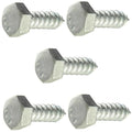 Lag Bolt Screw Kit Hardware Hot Dipped Galvanized A307 Alloy Steel 1/4 x 1' Pack of 2500 Fastener Set LS21003F