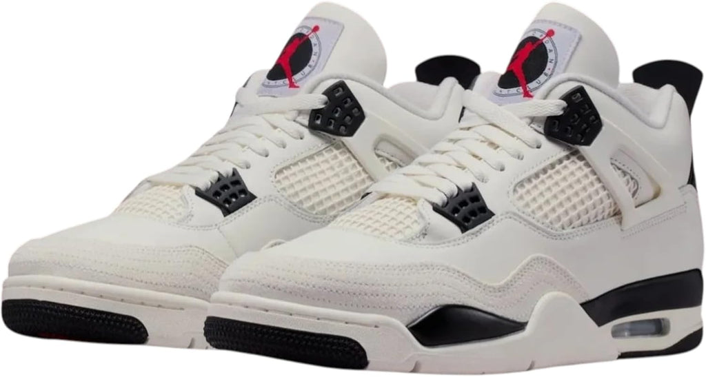 Air Jordan 4 Retro Flight Club Men's Shoes (Sail/University Red/Black)