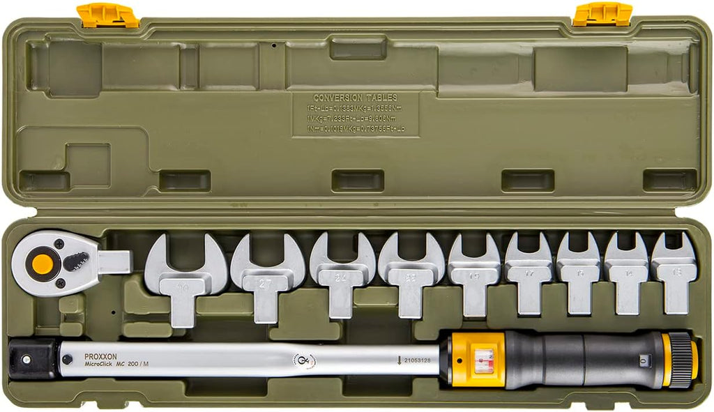 PROXXON MC200M Micro Click Digital Torque Wrench, 1/2 Scale, No.83342
