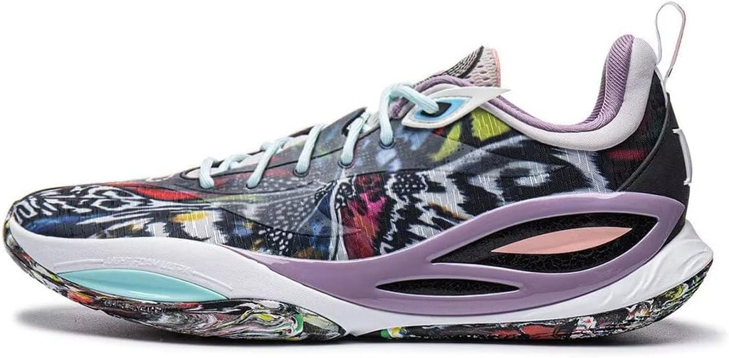 LI-NING Wade DLO Men's Basketball On-Court Shoes Lightweight High-Rebound Anti-Slip Professional Sneakers for Training Sports Competition