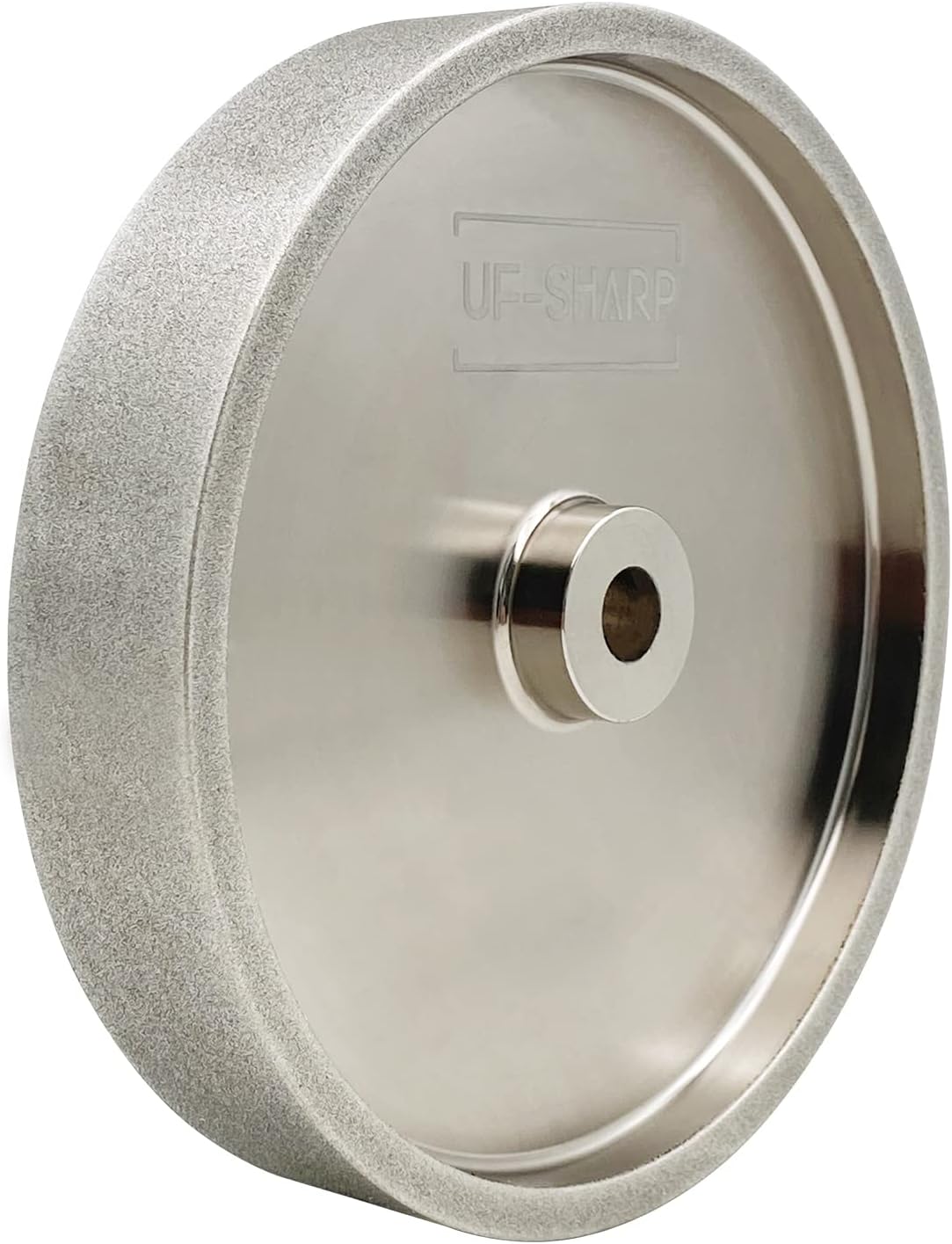 8 inch CBN Grinding Wheel 180 Grit, 8' Dia x 1.5' Wide x 5/8' Bore （Aluminum Body） for Sharpening High Speed Steel Tools、Woodturning Tools (8'x1.5')