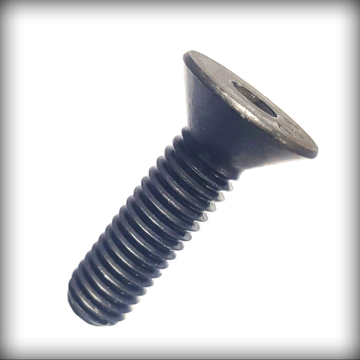 New Pack of 50 Pcs 7/16-20 x 2' inch Flat Head Socket Cap Screws Set Grade 8 Steel Black Oxide Set Warranity by Pr-Merchant