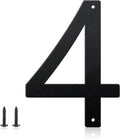 28 Inch House Numbers and Metal Letters for Outdoor Signs, House Numbers for Outside, Aluminum Address Letters and Numbers for Door, Mailbox, Garden, Perfect for Home or Office (Number 4)