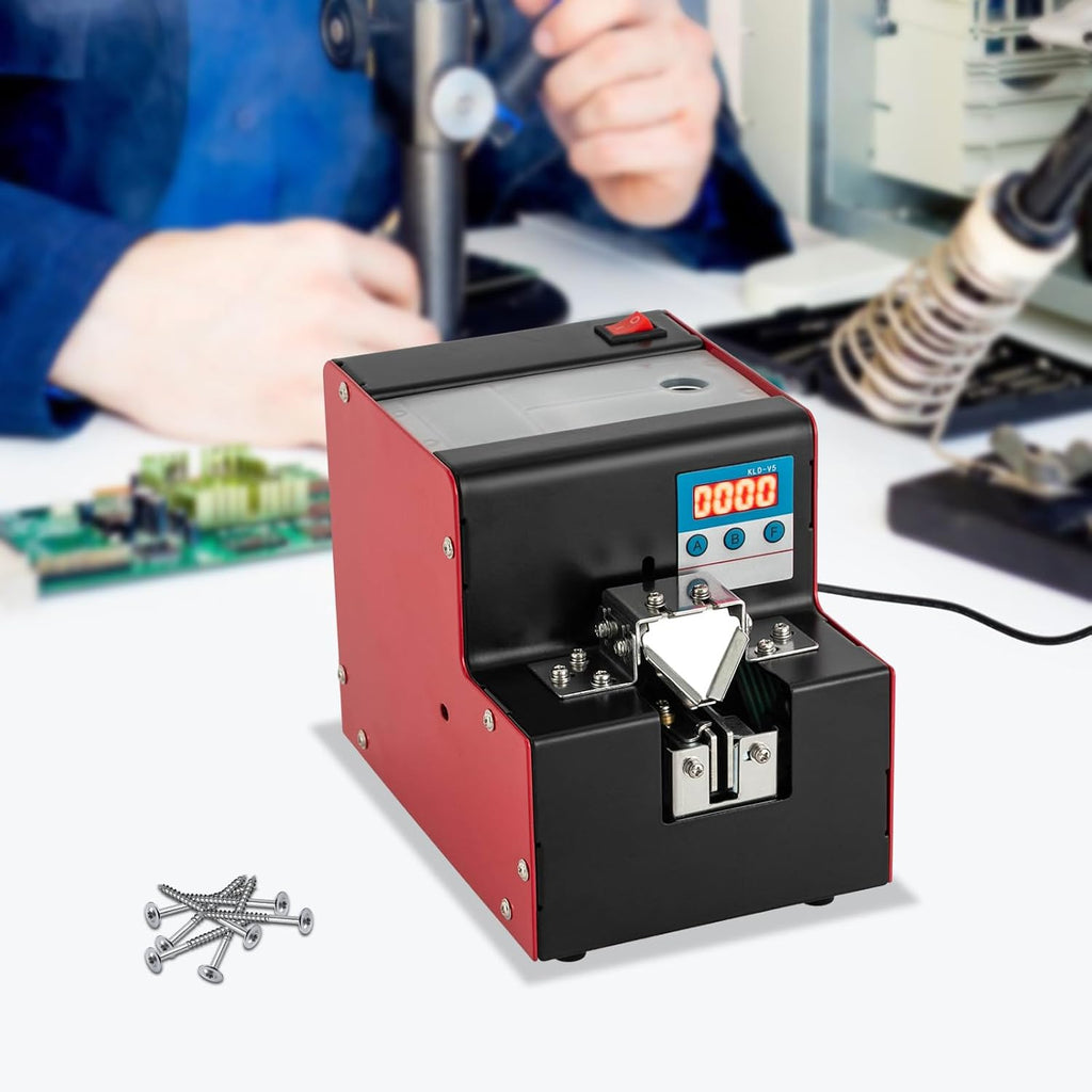 Automatic Screw Feeder,Screw Arranging Machine with Counting Function,Track Width and Brush Height Adjustable Screw Feeder for Electronics, Plastics, Electrical Appliances
