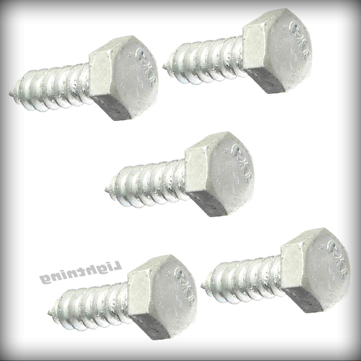 New Pack of 500 Pcs Lag Machine Bolt Kit Machine Screw Hot Dipped Galvanized A307 Alloy Steel 1/4 x 1' inch Set Warranity by Pr-Merchant