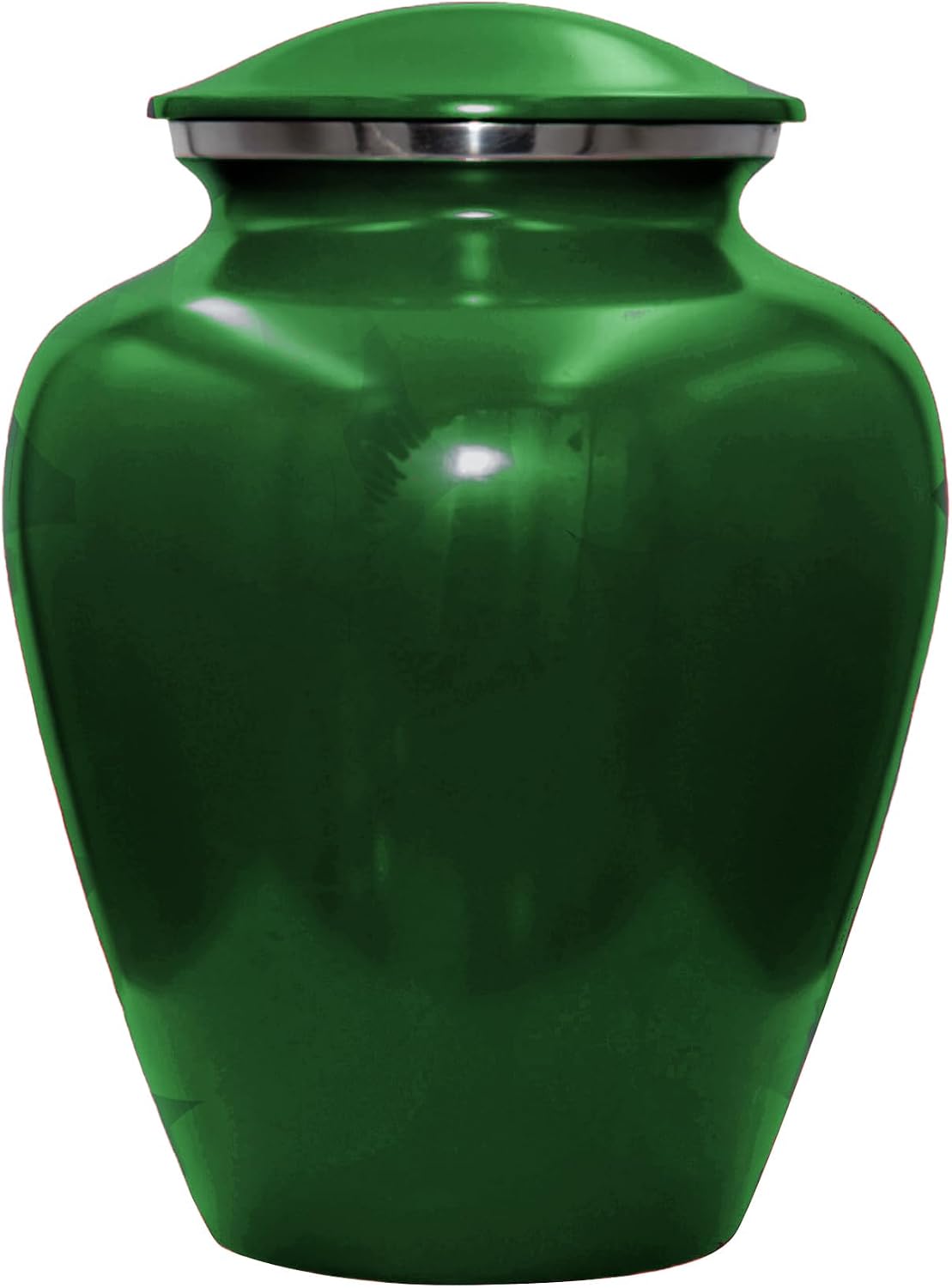 Star of David Blue Cremation Urn for Human Ashes, Jewish Cremation Urn, Religious Ash Urns with Personalized Engraving (Green)