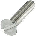5/16-18 x 2' Flat Head Slotted Machine Screws Kit Hardware Stainless Steel 18-8 Pack of 100 Fastener Set LS14189F