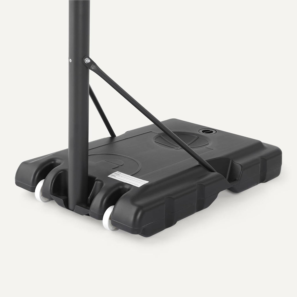 Amazon Basics Portable Basketball Hoop Outdoor Goal System, 4.75-10ft Adjustable